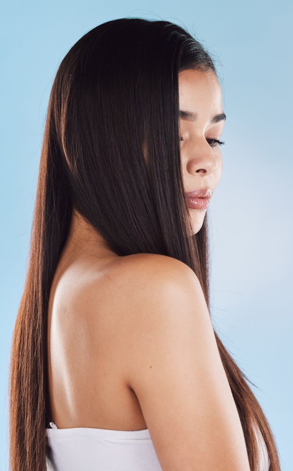 Healthy scalp with new hair growth